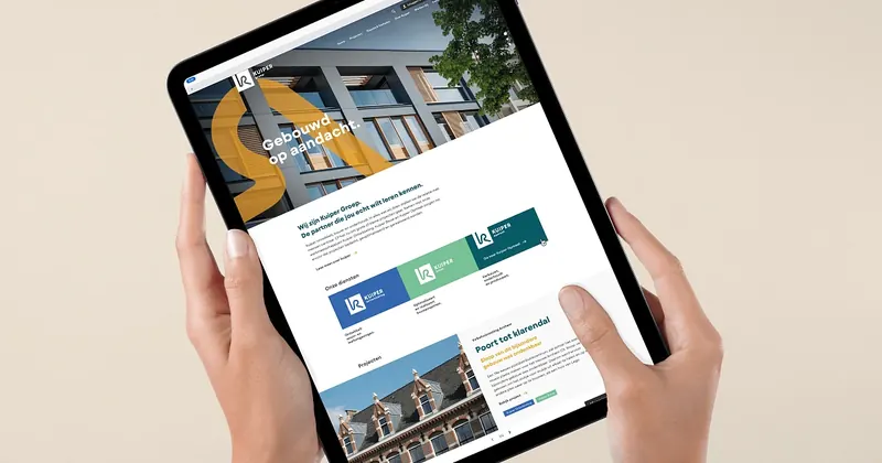Website van Kuiper Groep